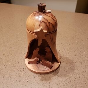 Vintage Native Scene Bell Ornament